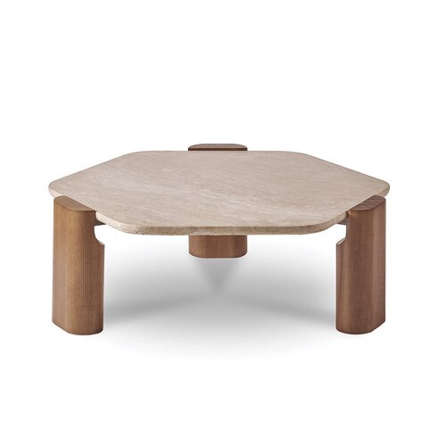 Roan Travertine Coffee Table